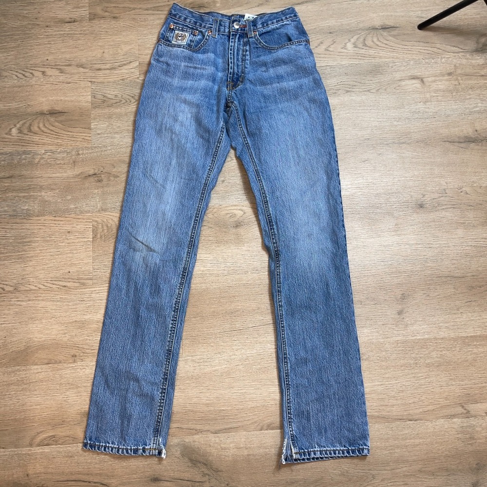 Cinch White Label Jeans Mens 31x35 Light Wash Relaxed Fit Straight Leg Cowboy Bo